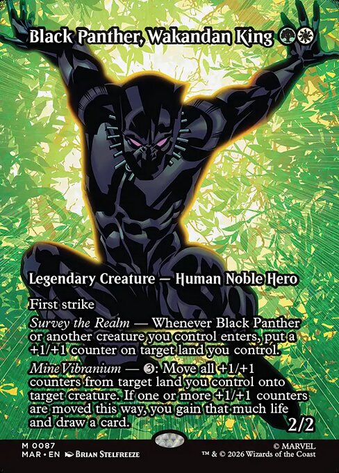 Black Panther, Wakandan King [Borderless Source Material]