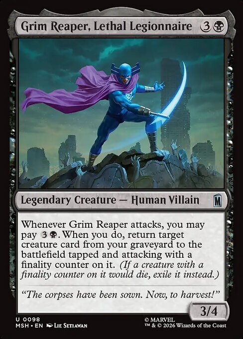 Grim Reaper, Lethal Legionnaire [Foil]