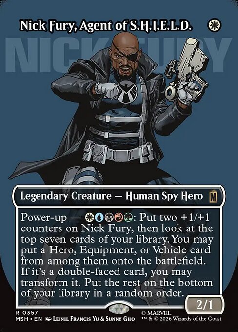 Nick Fury, Agent of S.H.I.E.L.D. [Borderless Logo Foil]