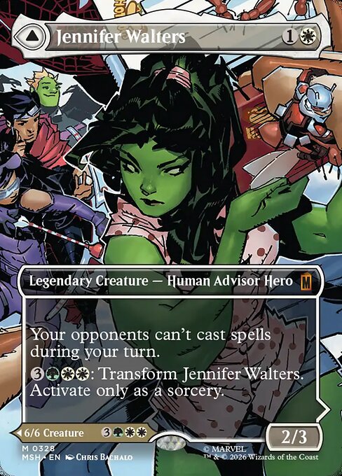 Jennifer Walters // The Sensational She-Hulk [Borderless Scene Foil]