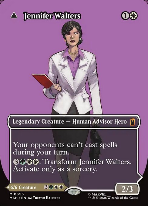 Jennifer Walters // The Sensational She-Hulk [Borderless Logo Foil]