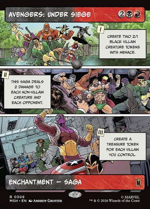 Avengers: Under Siege [Showcase Panel Foil]