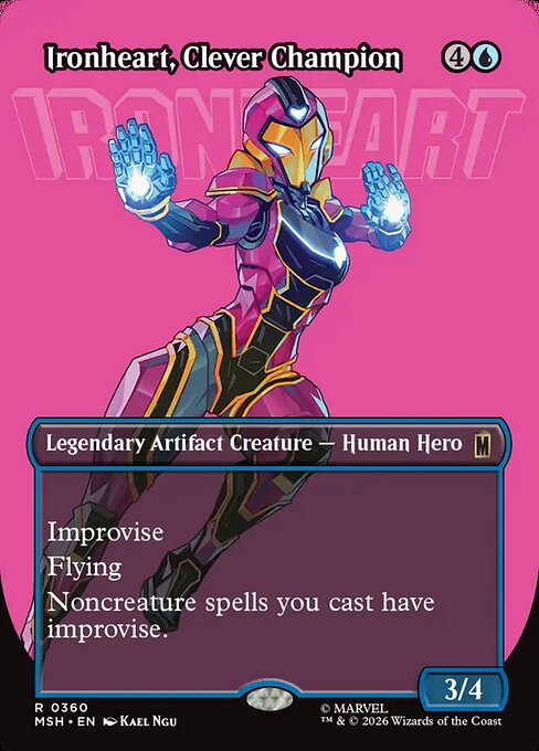 Ironheart, Clever Champion [Borderless Logo Foil]