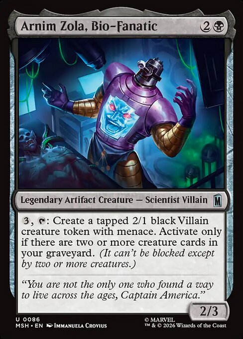 Arnim Zola, Bio-Fanatic [Foil]