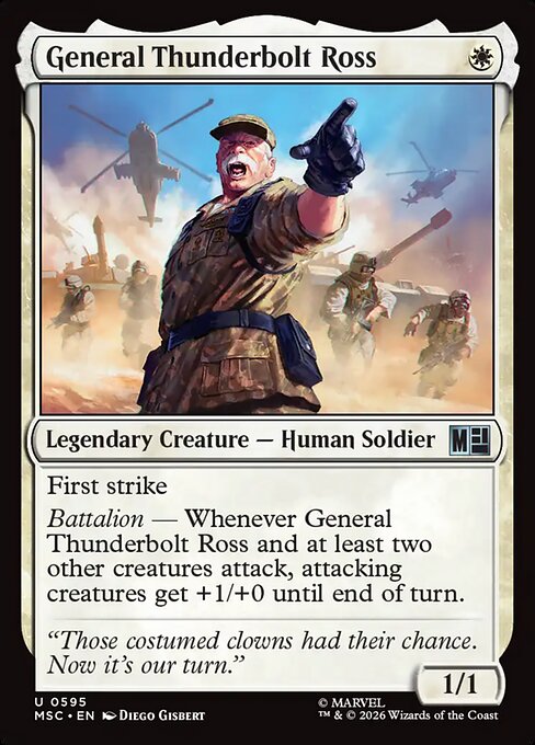 General Thunderbolt Ross [Foil]