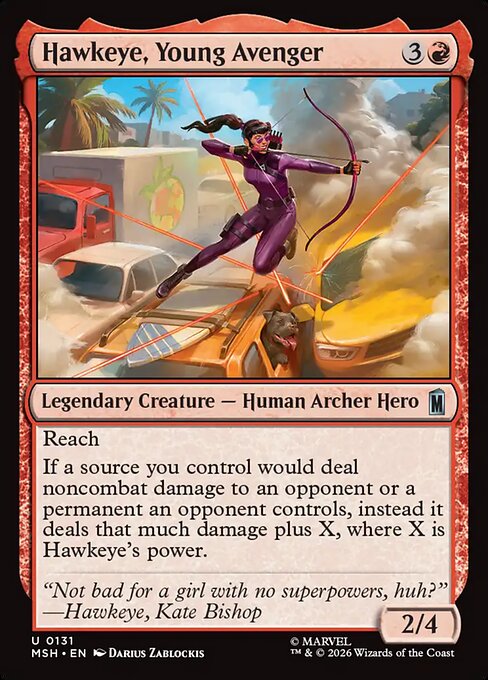 Hawkeye, Young Avenger [Foil]