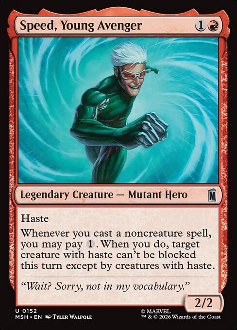 Speed, Young Avenger [Foil]