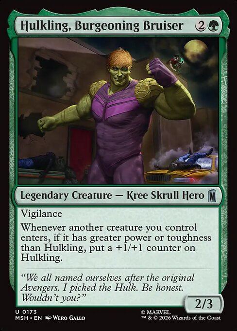 Hulkling, Burgeoning Bruiser [Foil]
