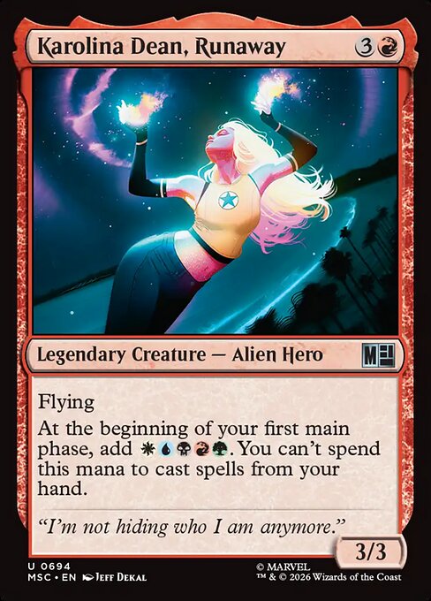 Karolina Dean, Runaway [Foil]