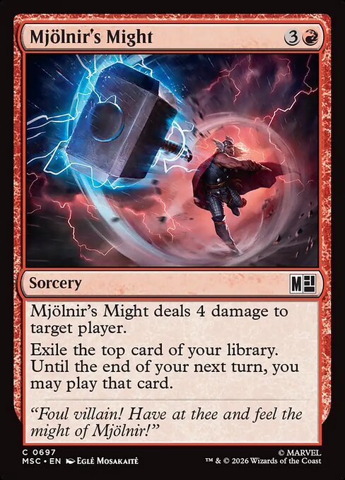 Mjölnir's Might [Foil]