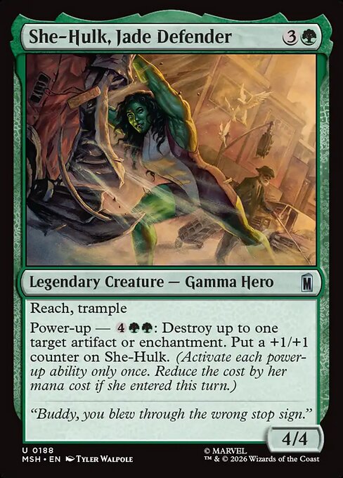 She-Hulk, Jade Defender [Foil]