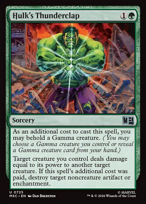 Hulk's Thunderclap [Foil]
