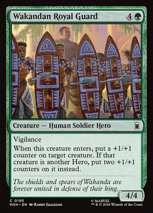 Wakandan Royal Guard [Foil]