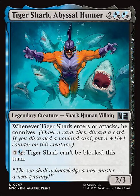 Tiger Shark, Abyssal Hunter [Foil]