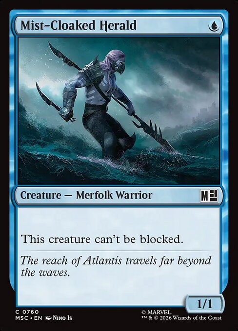 Mist-Cloaked Herald [Foil]