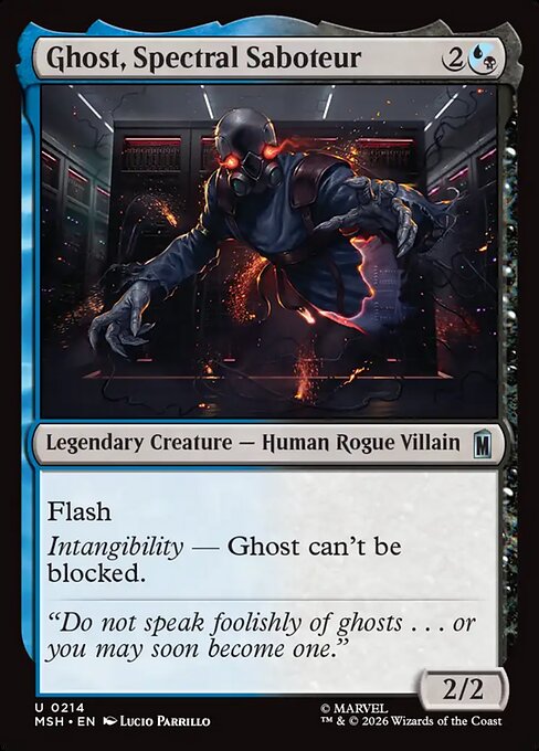 Ghost, Spectral Saboteur [Foil]