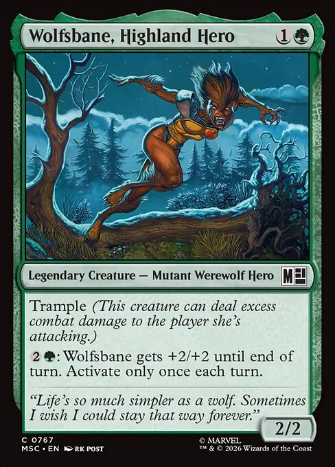 Wolfsbane, Highland Hero [Foil]