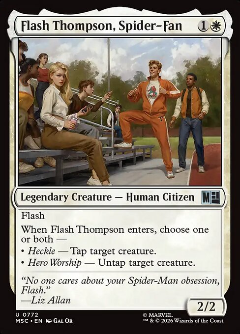 Flash Thompson, Spider-Fan [Foil]