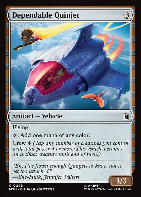 Dependable Quinjet [Foil]