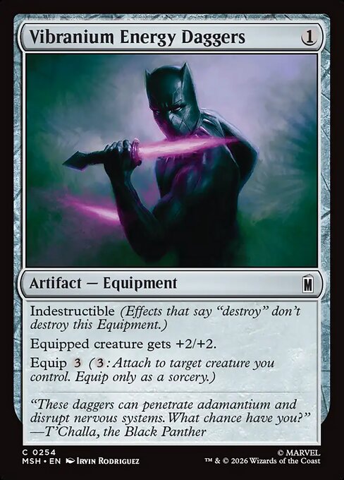 Vibranium Energy Daggers [Foil]
