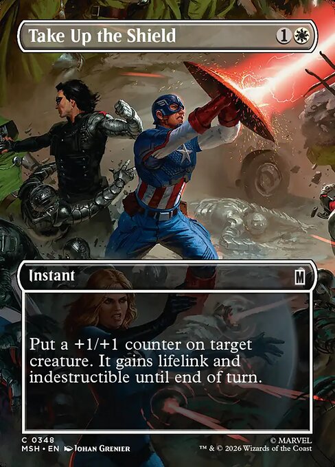 Take Up the Shield [Borderless Scene Foil]