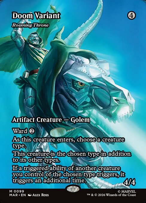 Doom Variant (Roaming Throne) [Borderless Source Material]