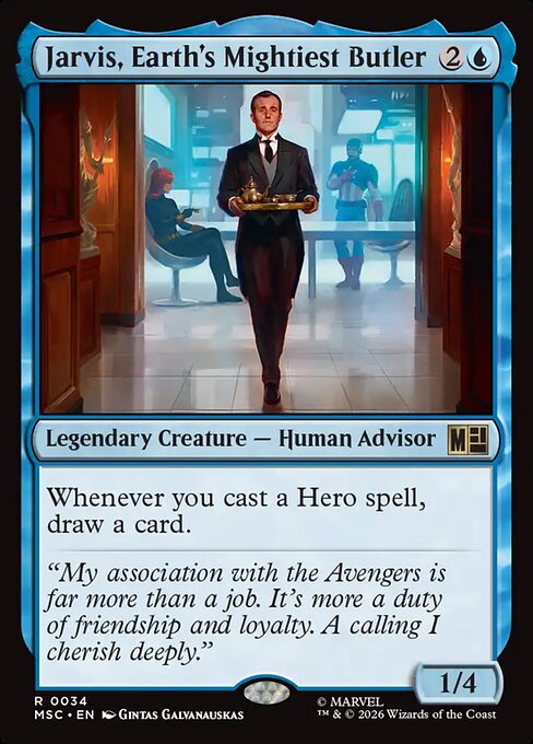 Jarvis, Earth's Mightiest Butler [Surge Foil]