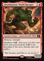 Abomination, World Ravager [Surge Foil]