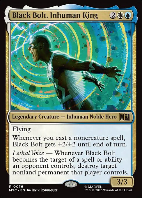 Black Bolt, Inhuman King [Surge Foil]