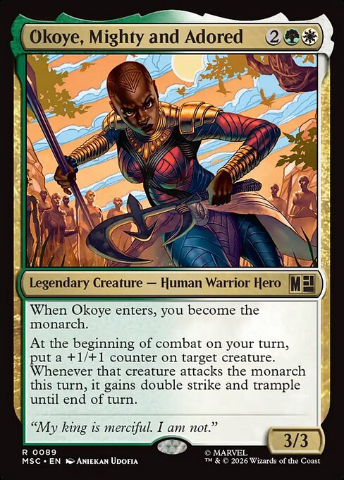Okoye, Mighty and Adored [Surge Foil]