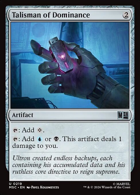 Talisman of Dominance [Surge Foil]
