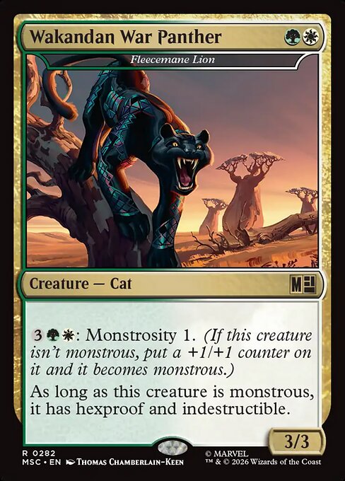Wakandan War Panther (Fleecemane Lion) [Surge Foil]