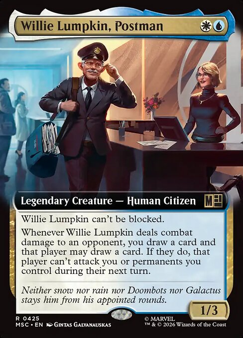 Willie Lumpkin, Postman [Extended Artwork]