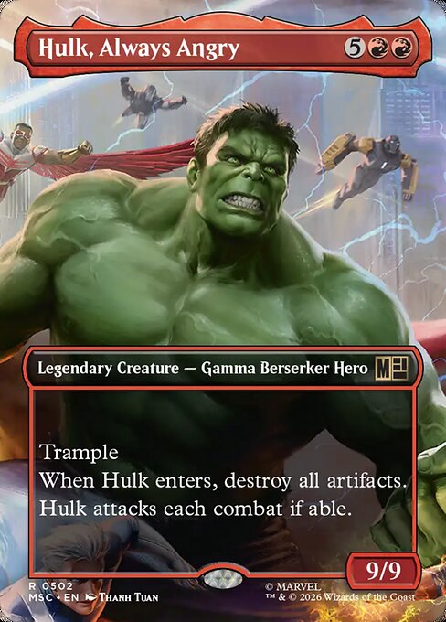 Hulk, Always Angry [Borderless Scene]