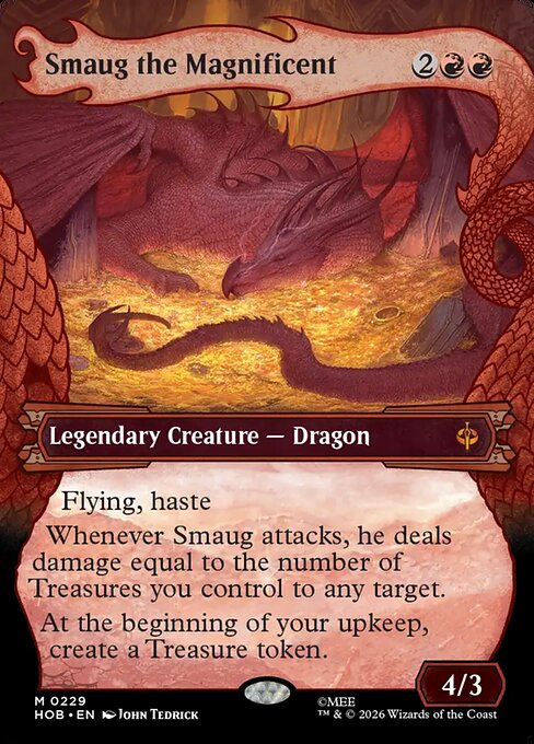 Smaug the Magnificent [Dragon Hoard Frame Foil]
