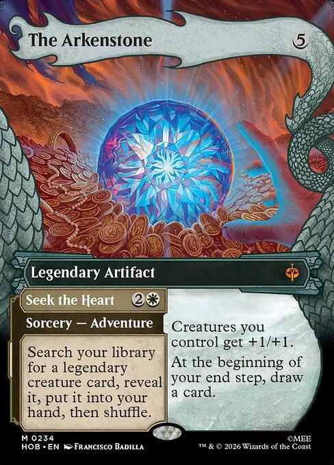 The Arkenstone // Seek the Heart [Dragon Hoard Frame]