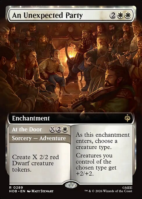 An Unexpected Party // At the Door [Extended Artwork Foil]