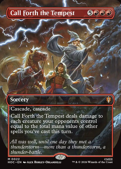 Call Forth the Tempest [Borderless Classic Artist]