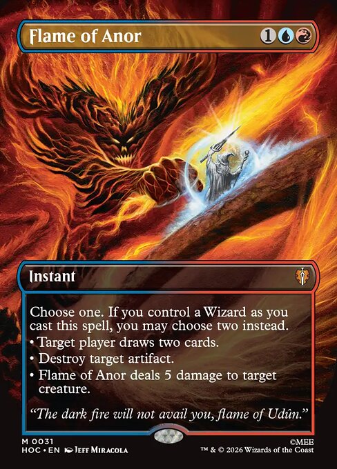 Flame of Anor [Borderless Classic Artist]