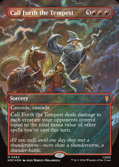 Call Forth the Tempest [Borderless Classic Artist Surge Foil]
