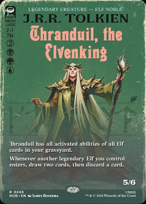 Thranduil, the Elvenking [Book Cover]