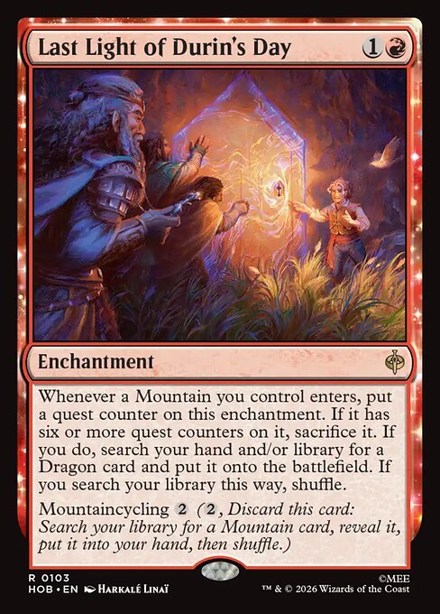 Last Light of Durin's Day [Foil]