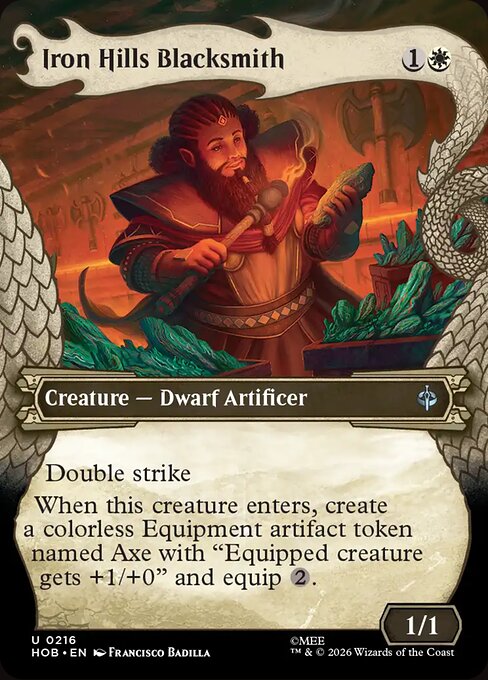 Iron Hills Blacksmith [Dragon Hoard Frame Foil]