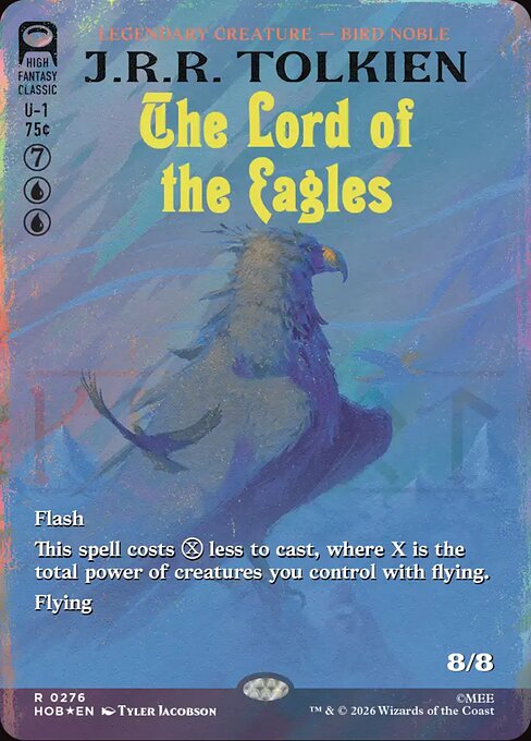 The Lord of the Eagles [Book Cover Surge Foil]