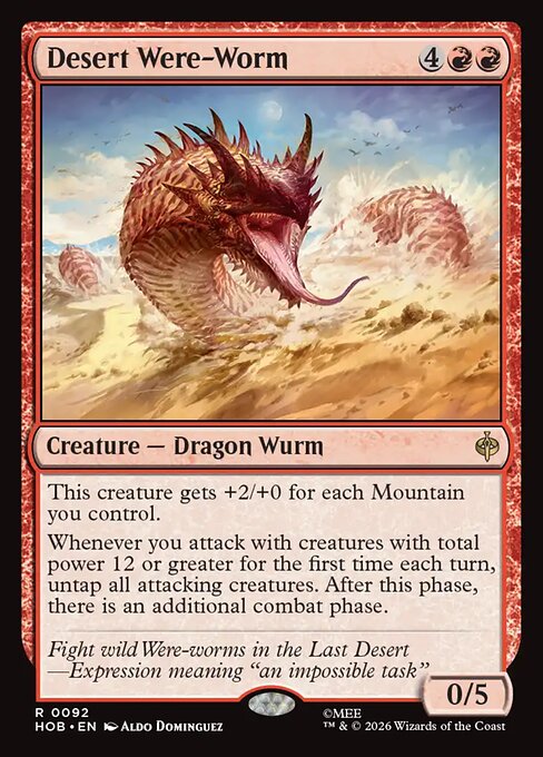 Desert Were-Worm [Foil]