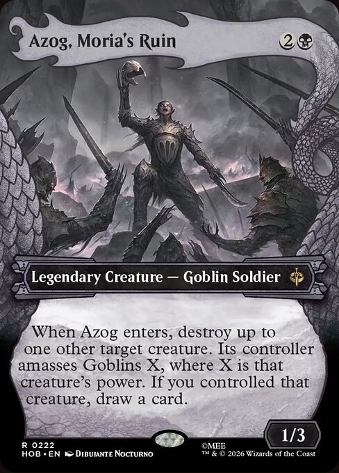 Azog, Moria's Ruin [Dragon Hoard Frame Foil]
