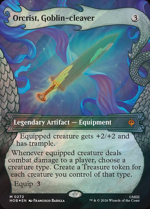 Orcrist, Goblin-cleaver [Dragon Hoard Frame Surge Foil]
