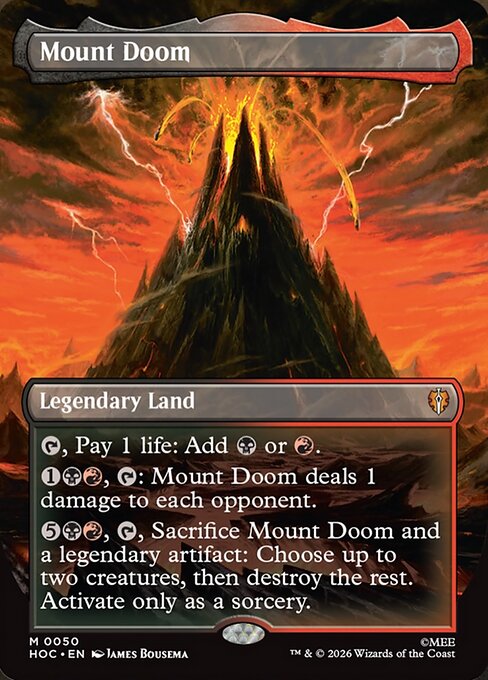 Mount Doom [Borderless Classic Artist]