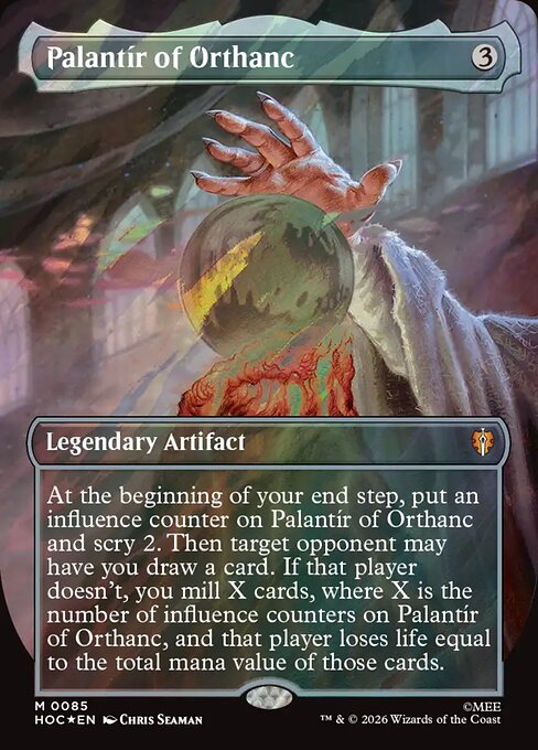 Palantír of Orthanc [Borderless Classic Artist Surge Foil]