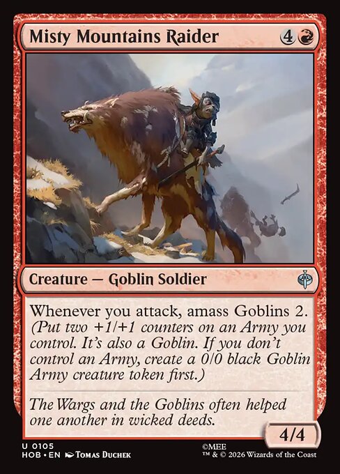 Misty Mountains Raider [Foil]